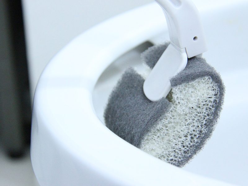 最安値に挑戦! アイセン W抗菌トイレブラシ ケース付 TWA01 1セット 送料無料 アイセン 水切れがよく清潔 銀と銅のW効果 フチ裏も洗いやすい W抗菌トイレブラシケース付 TWA01 90mm×110mm×370mm